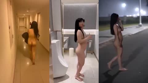 si pai suka telanjang di pasar , mall , parkiran ,bahan di jalan raya (exhib)